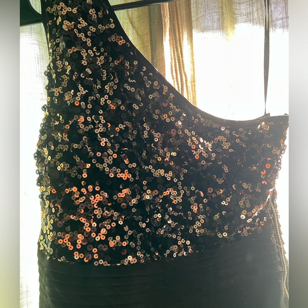 Forever 21 Black Sequin Embellished Dress